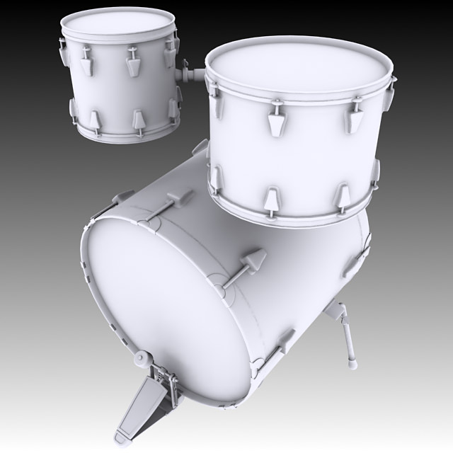 Bass Drum 3D model_7