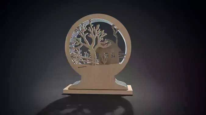 Decorative frame 3D model
