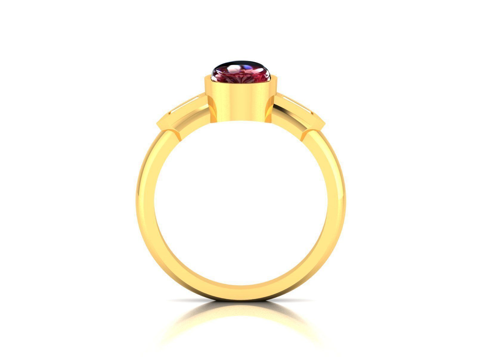 Women Ring 3dm render detail 3D print model_2