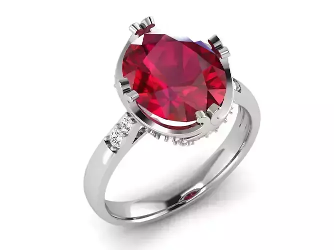 Women Ring 3dm render detail