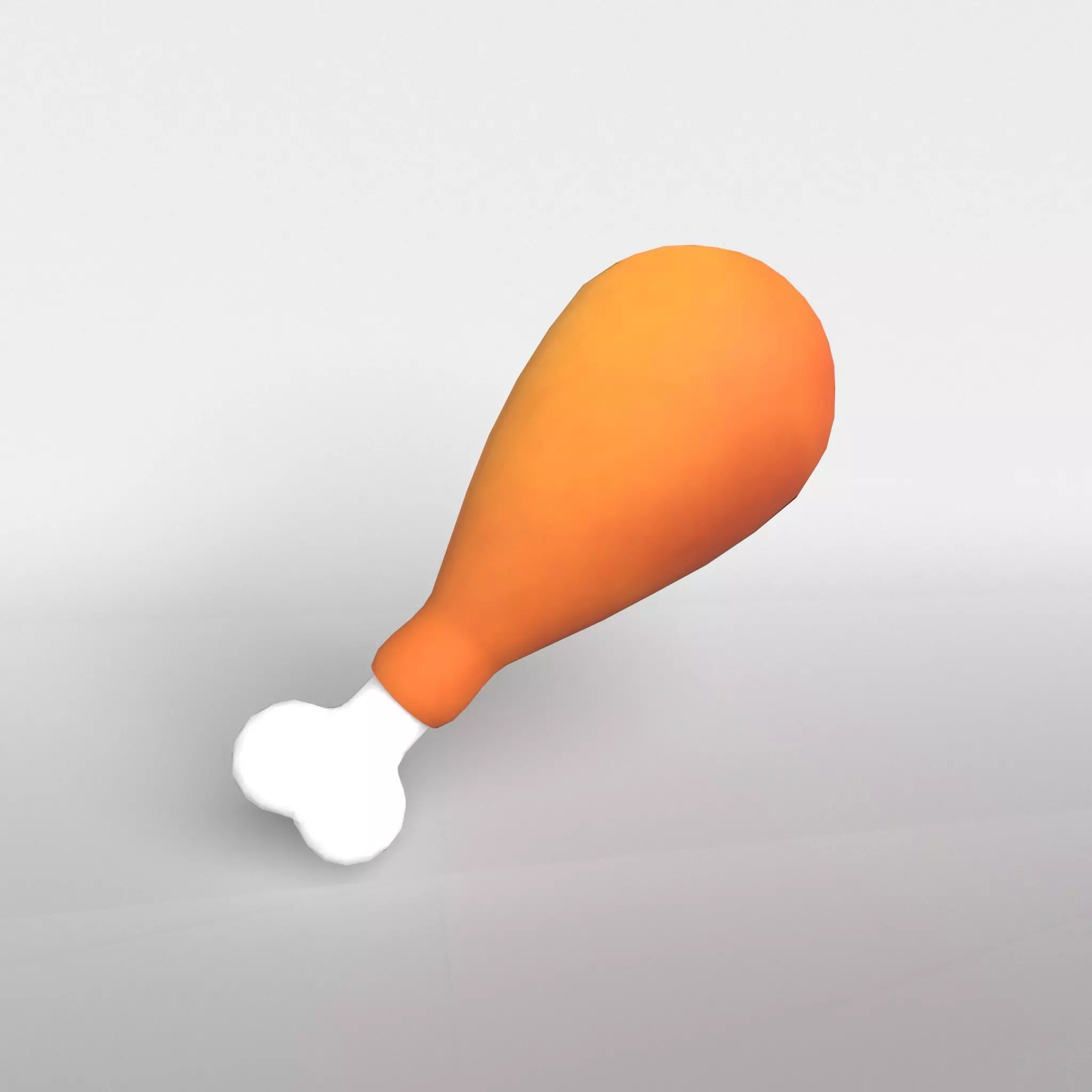 Poultry Leg v1 002 Low-poly 3D model_0
