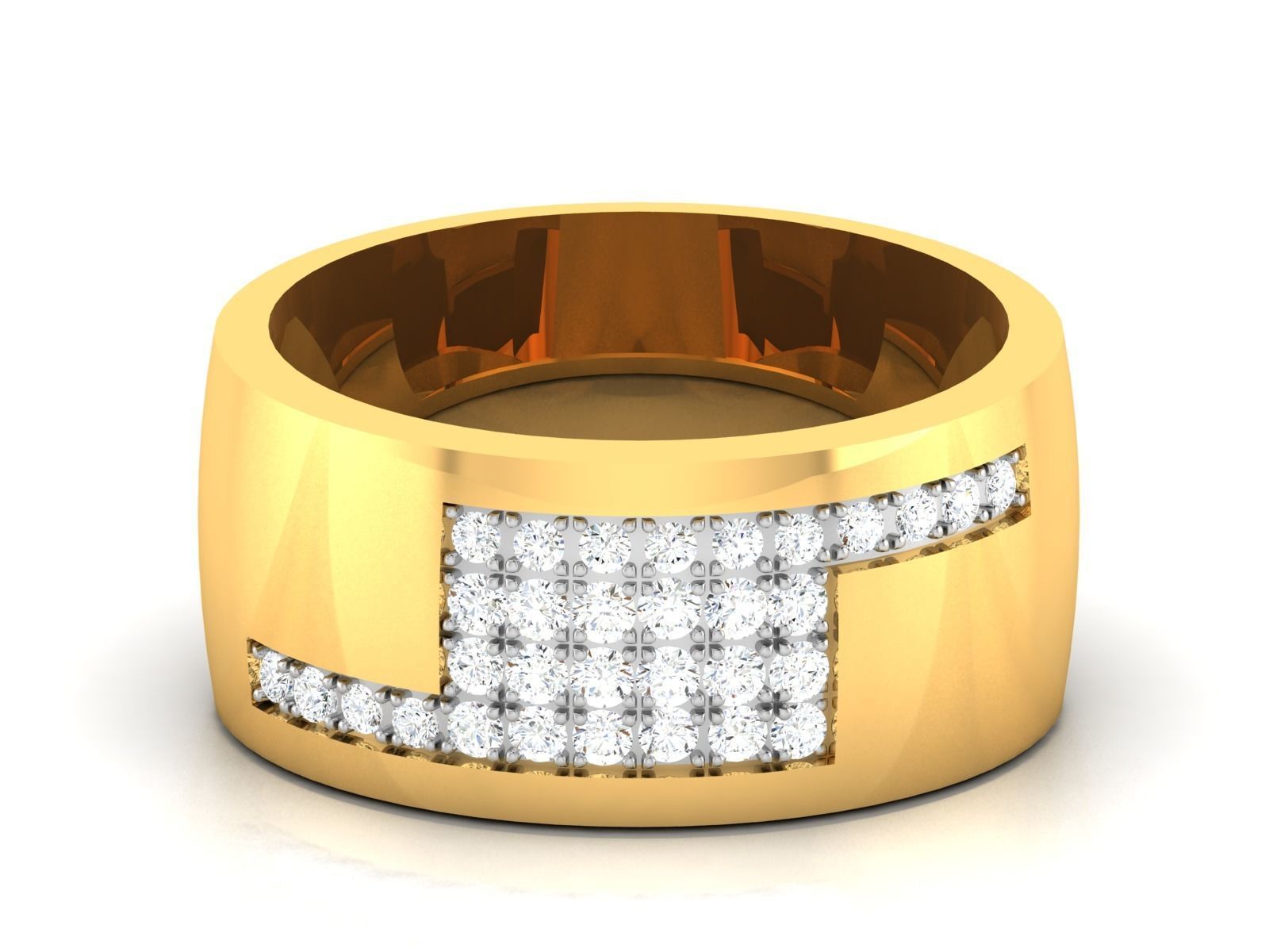 Women Ring 3dm render detail 3D print model_8