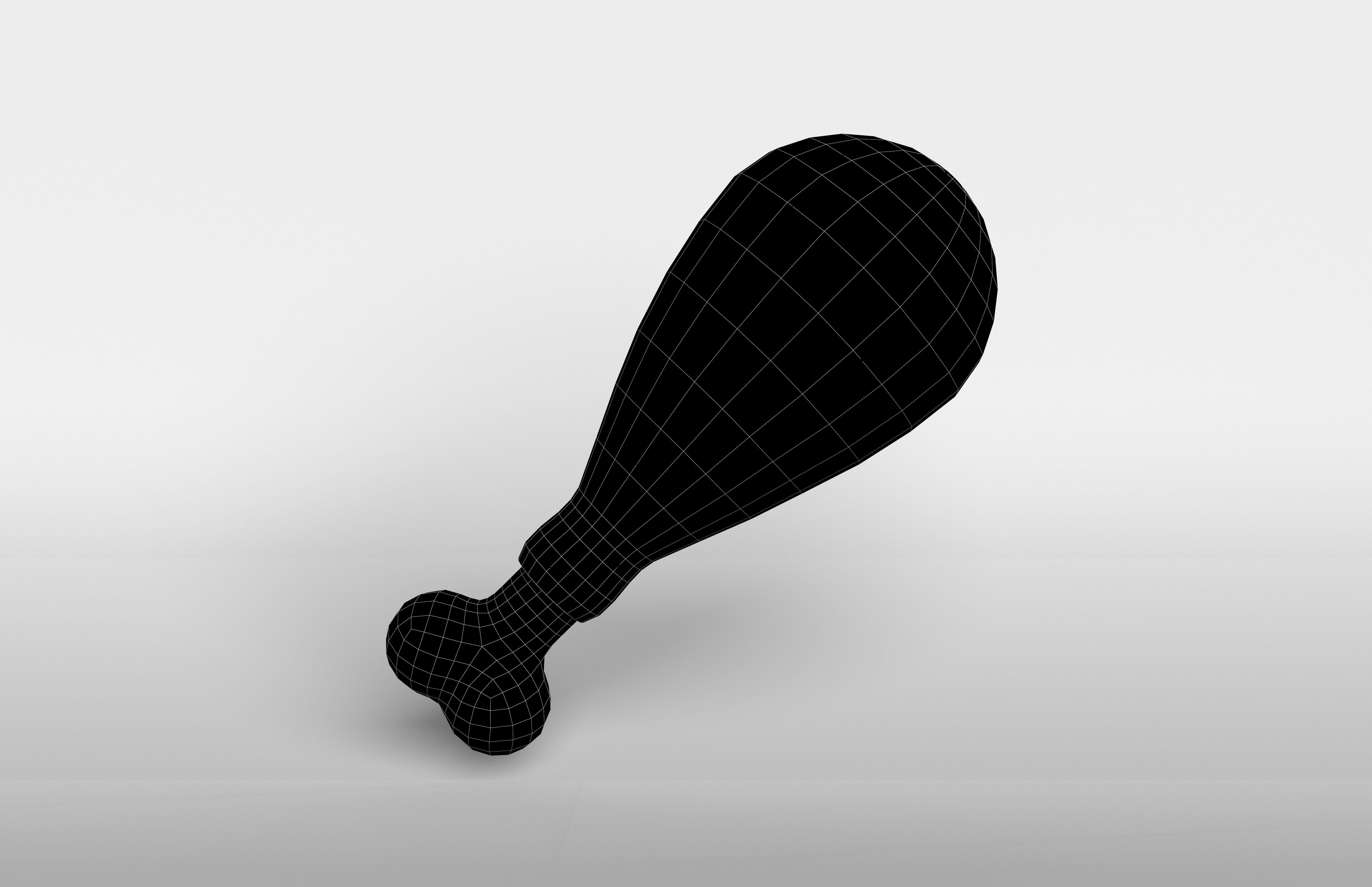 Poultry Leg v1 004 Low-poly 3D model_5