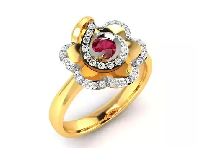 Women Ring 3dm render detail