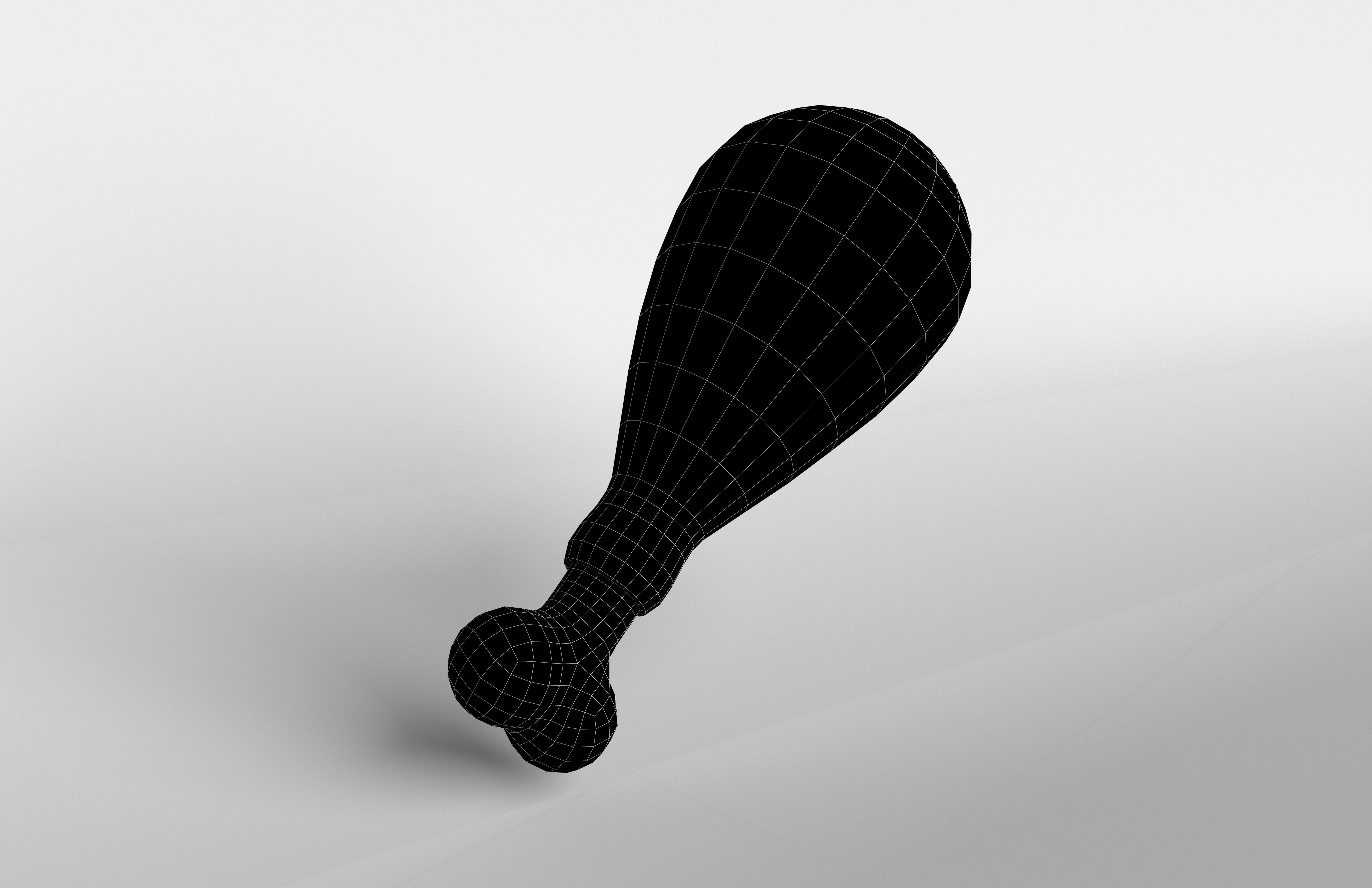 Poultry Leg v1 005 Low-poly 3D model_7