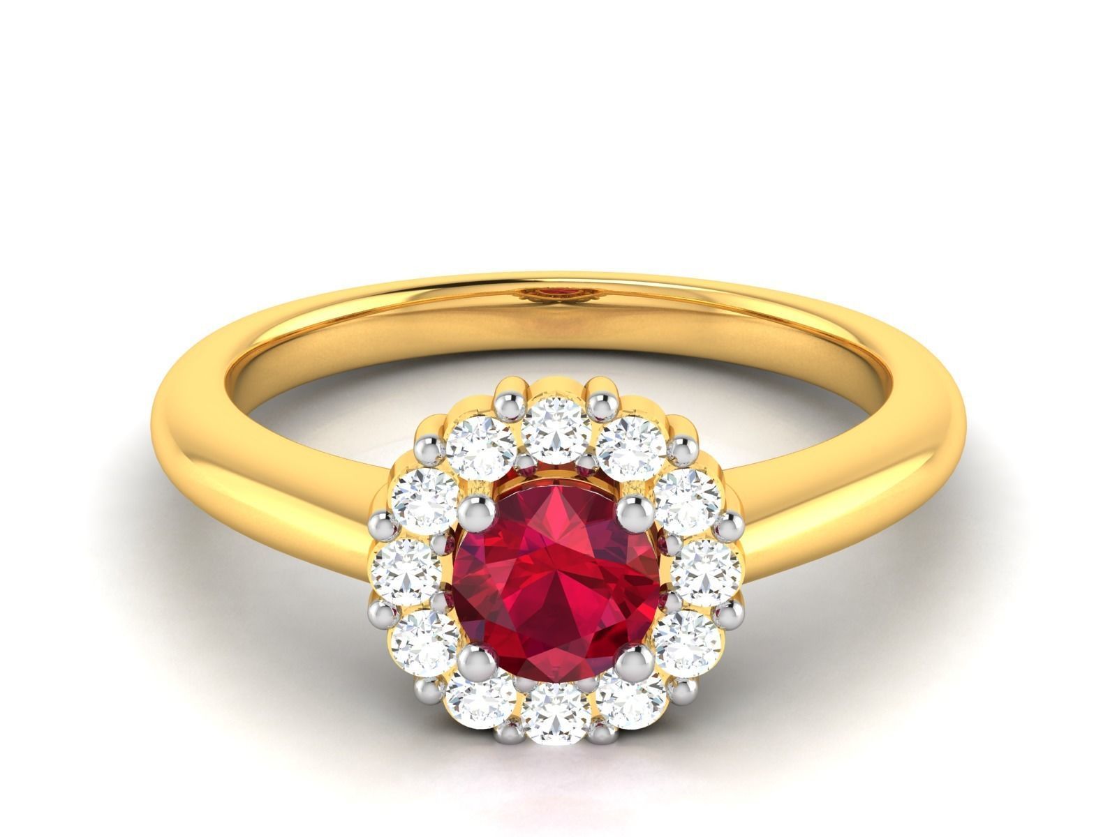 Women Ring 3dm render detail 3D print model_8