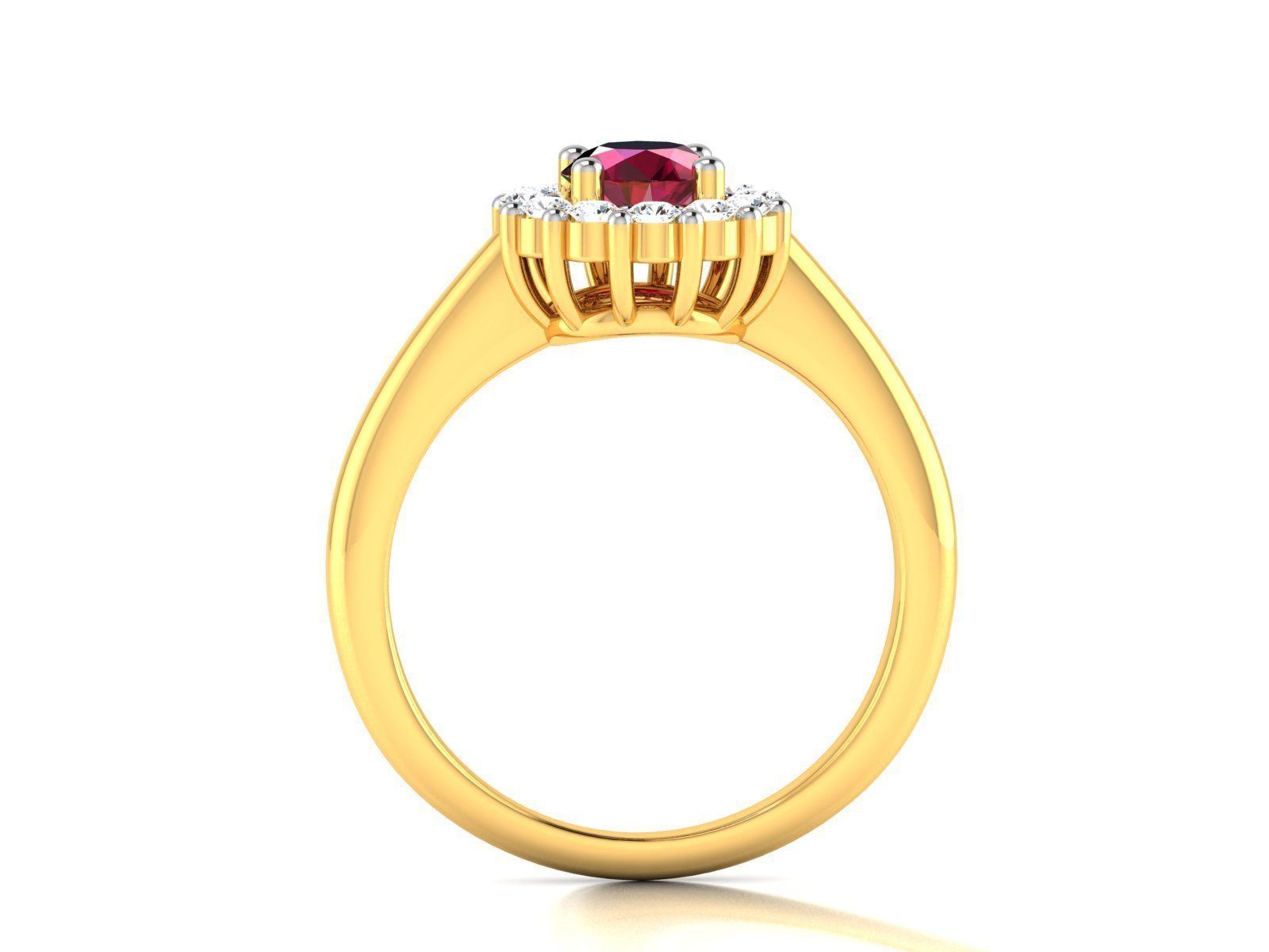 Women Ring 3dm render detail 3D print model_2