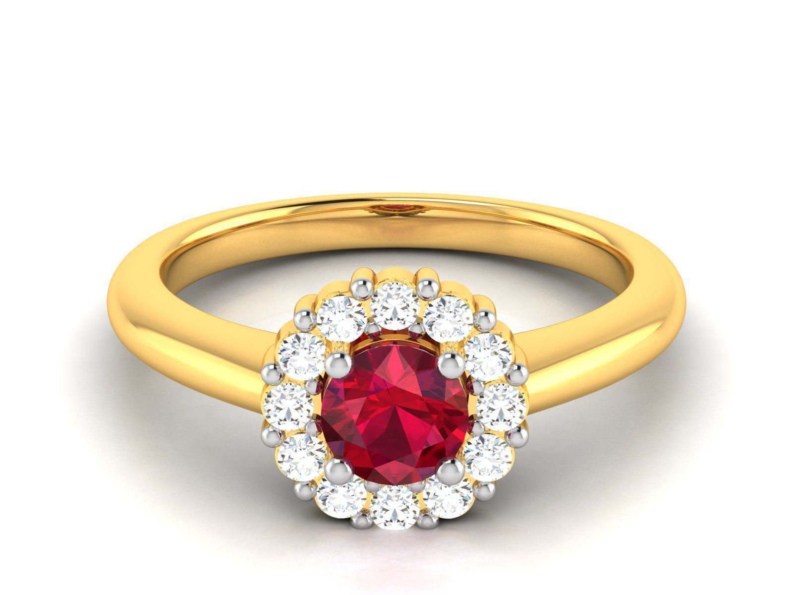 Women Ring 3dm render detail 3D print model_7