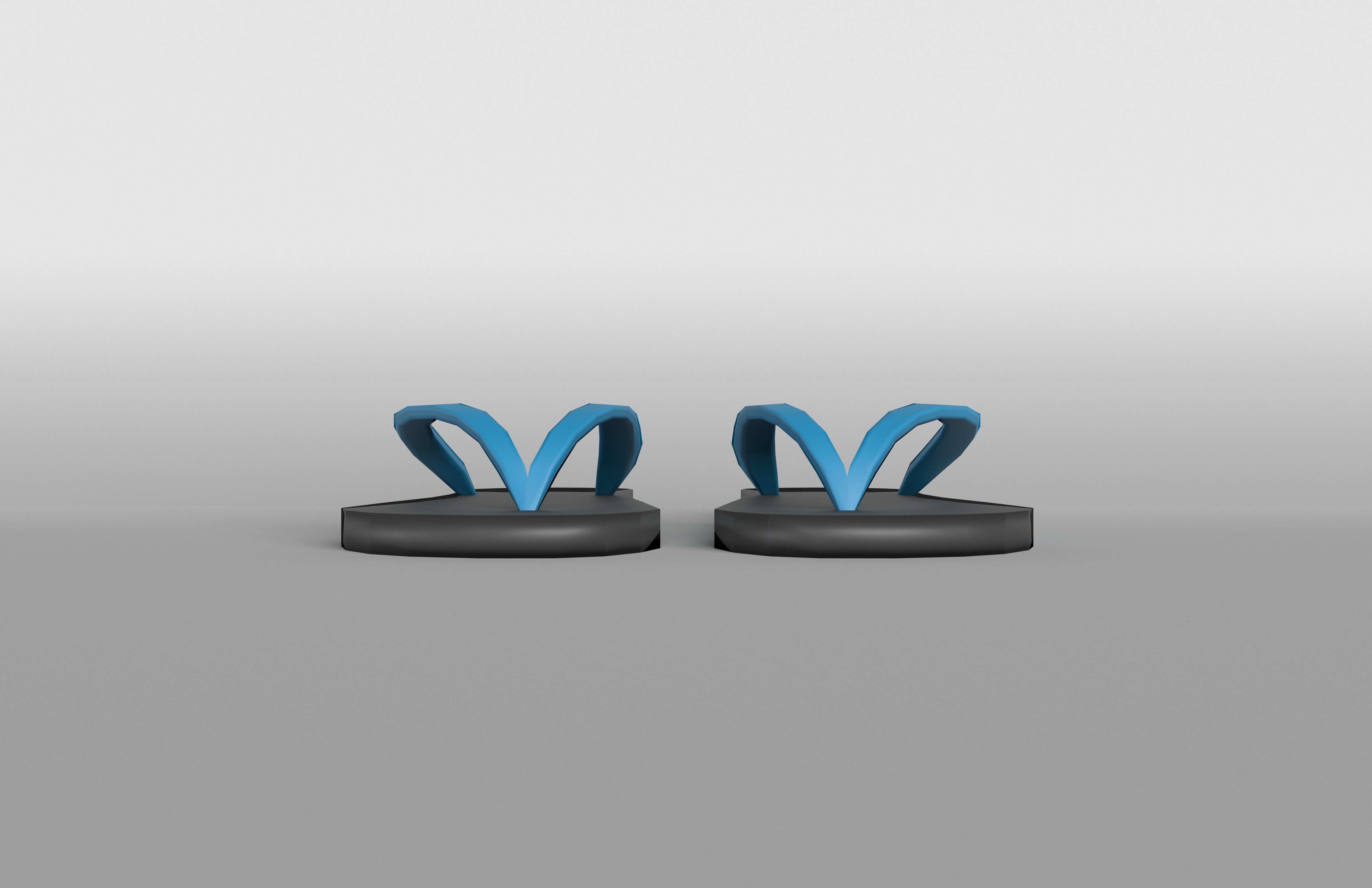 Flip Flops v1 002 Low-poly 3D model_2