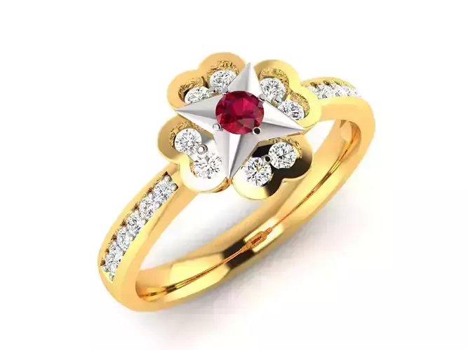 Women Ring 3dm render detail