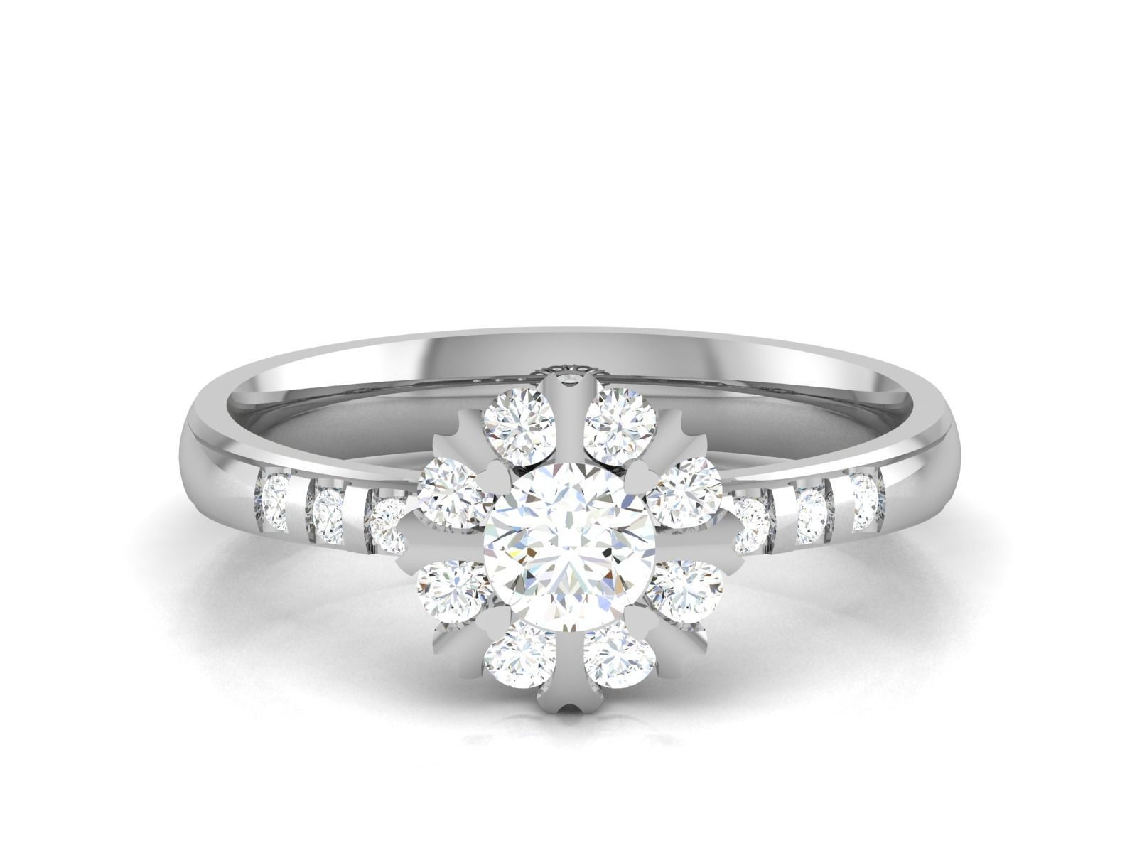 Women Ring 3dm render detail 3D print model_7