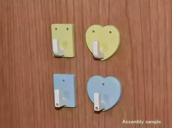Wall Hooks for Hanging Free 3D print model