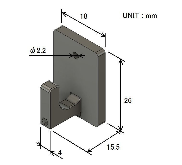 Wall Hooks for Hanging Free 3D print model_7