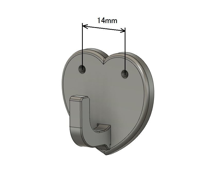 Wall Hooks for Hanging Free 3D print model_12