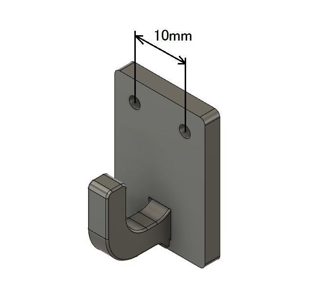 Wall Hooks for Hanging Free 3D print model_3