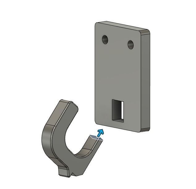 Wall Hooks for Hanging Free 3D print model_13