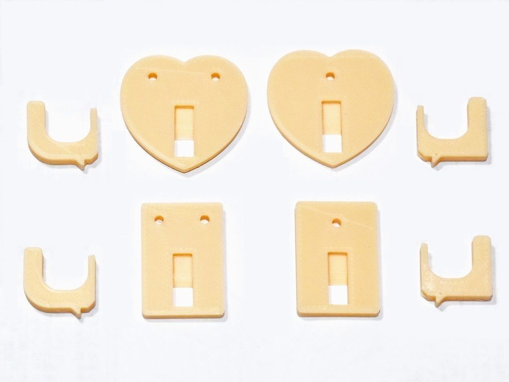 Wall Hooks for Hanging Free 3D print model_17