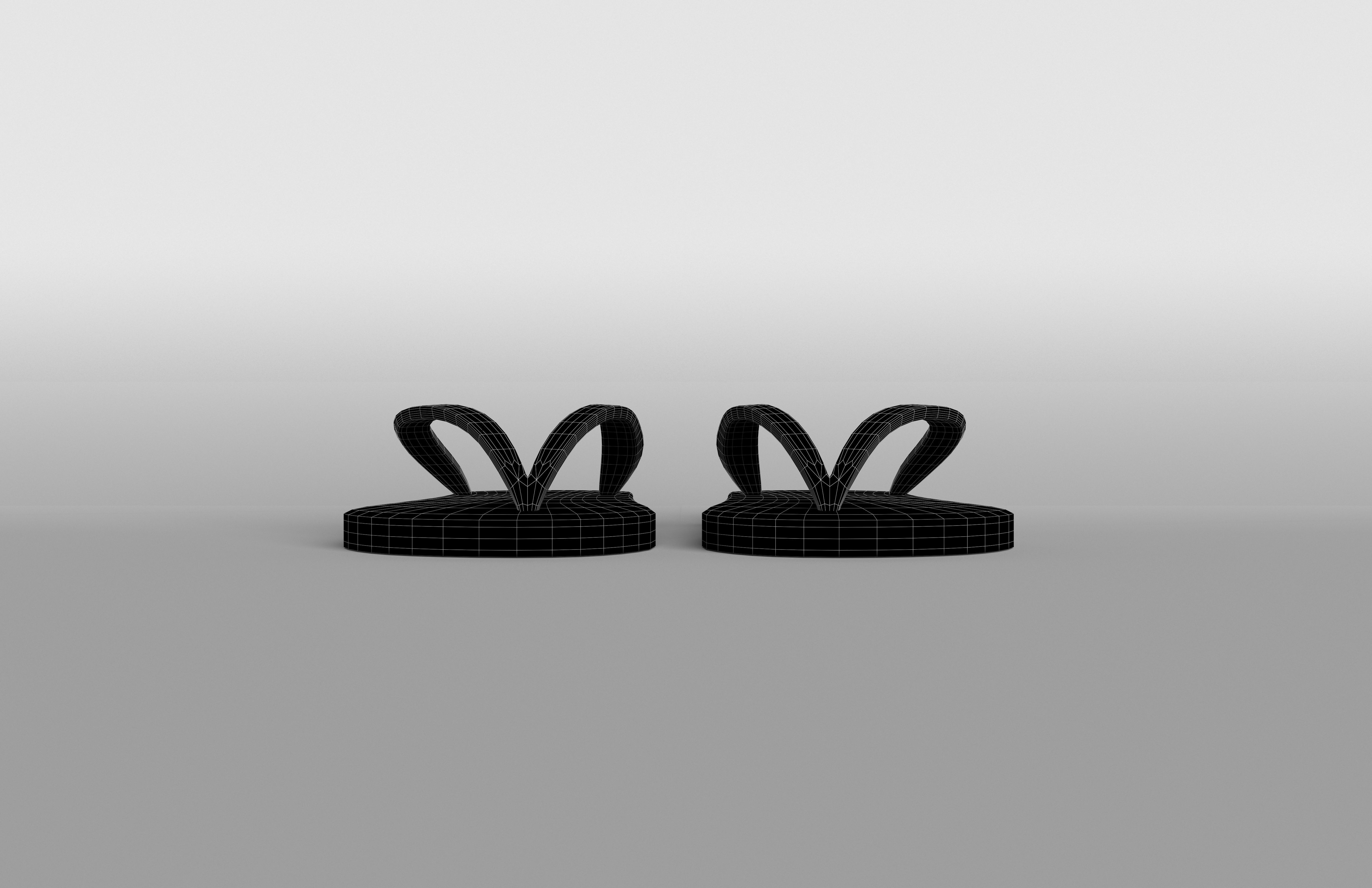 Flip Flops v3 001 Low-poly 3D model_7