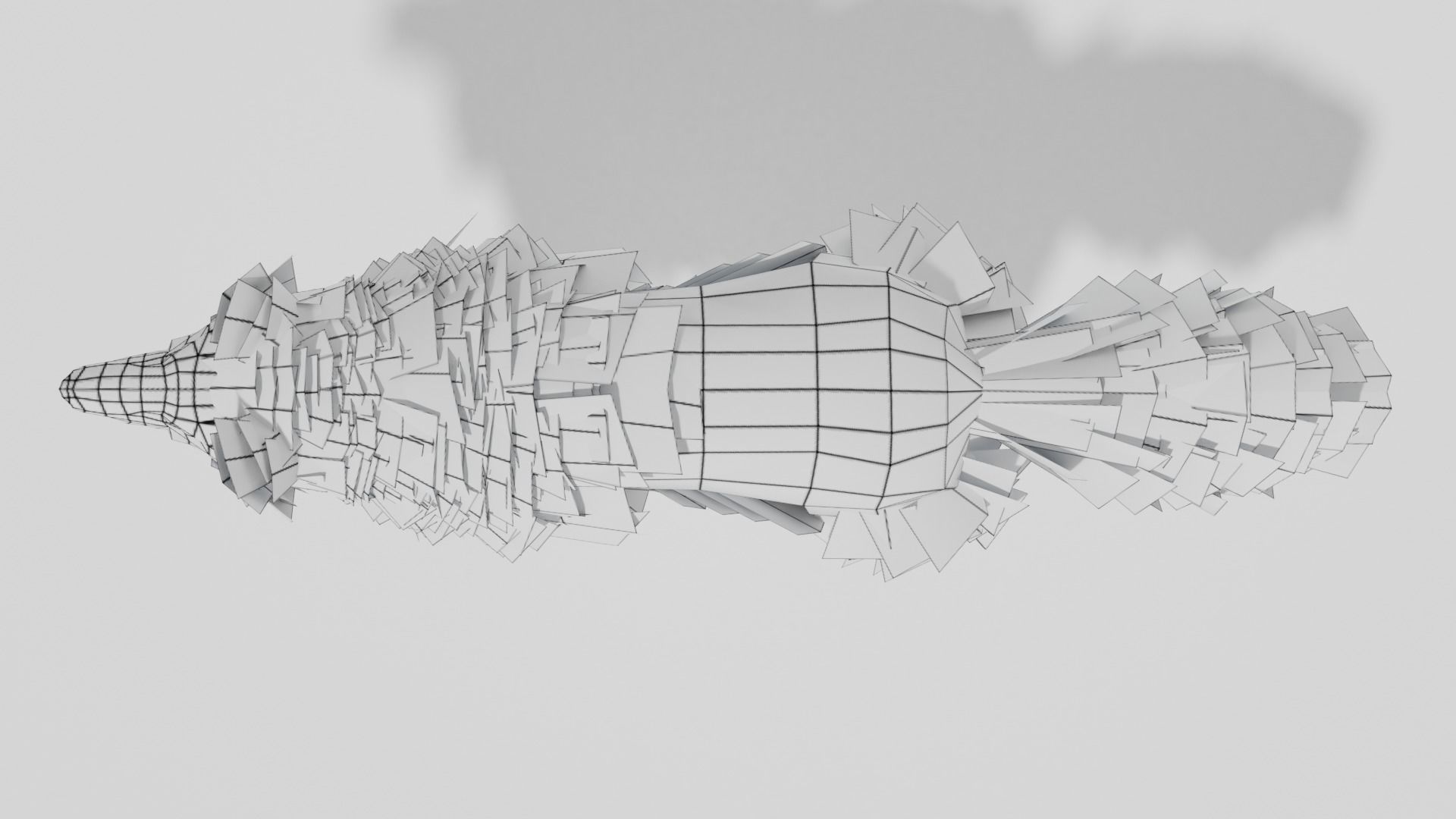 Brown Wolf Animated game ready with fur Low-poly 3D model_24