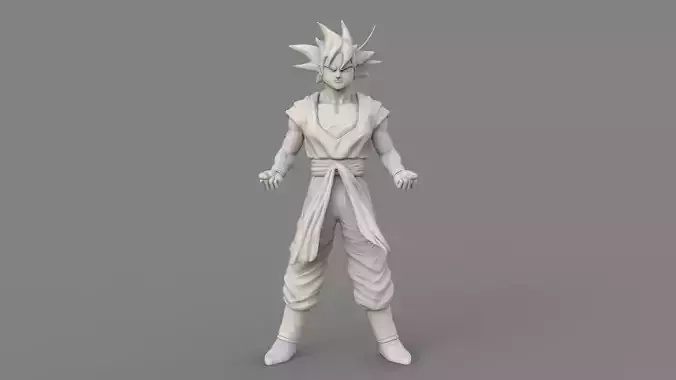 goku print model dragon ball character