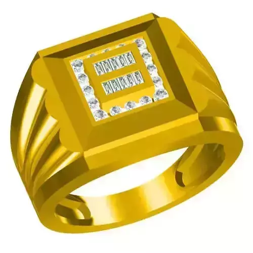 JCD Format Men gold engagement rings metal file