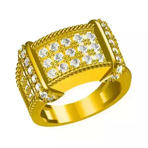 JCD Format Men engagement rings jewelcad