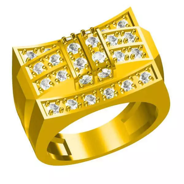 JCD Format Gold engagement rings jewelry cad programs 3D model 3D ...
