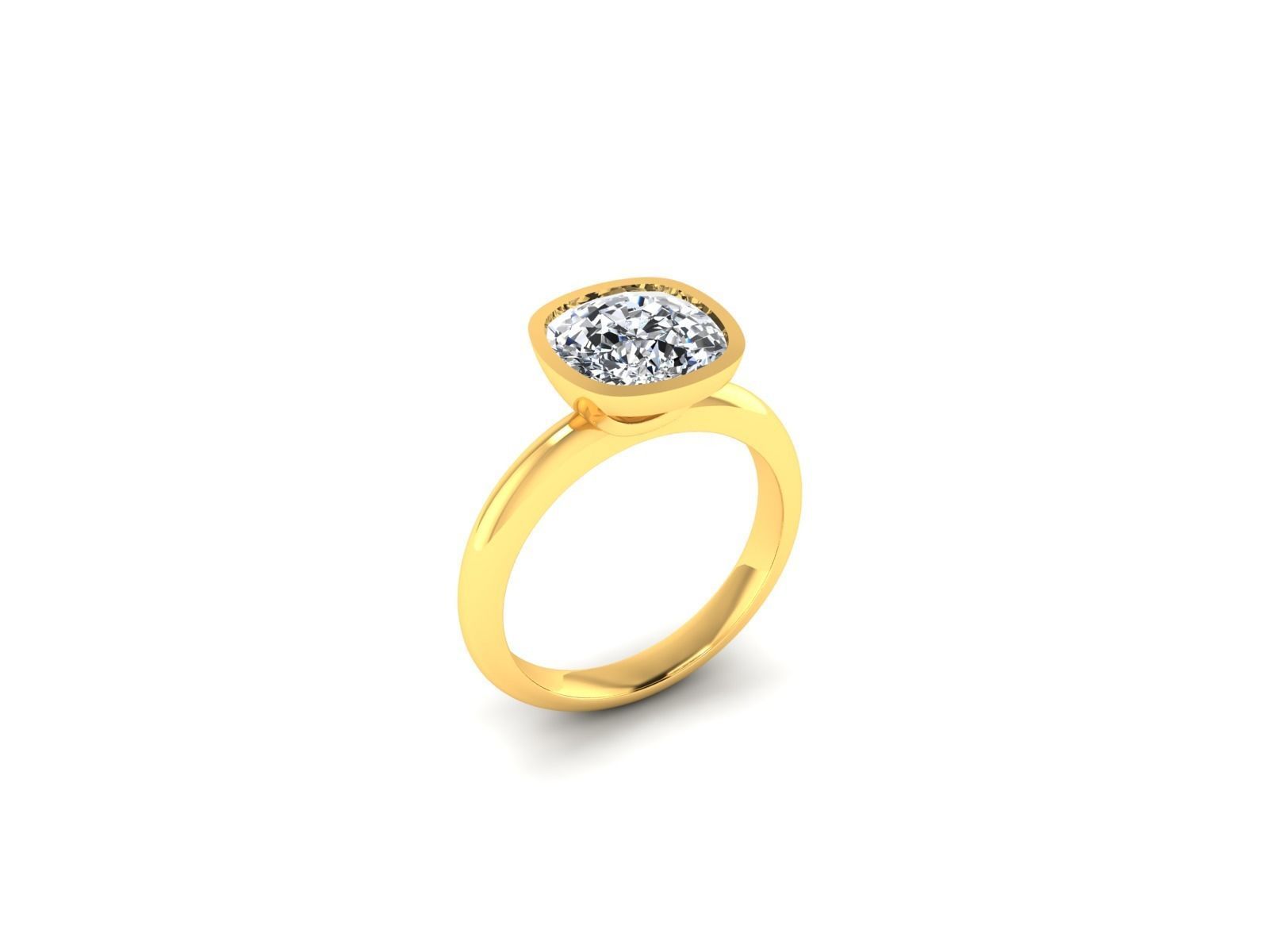 Women Ring 3dm render detail 3D print model_11