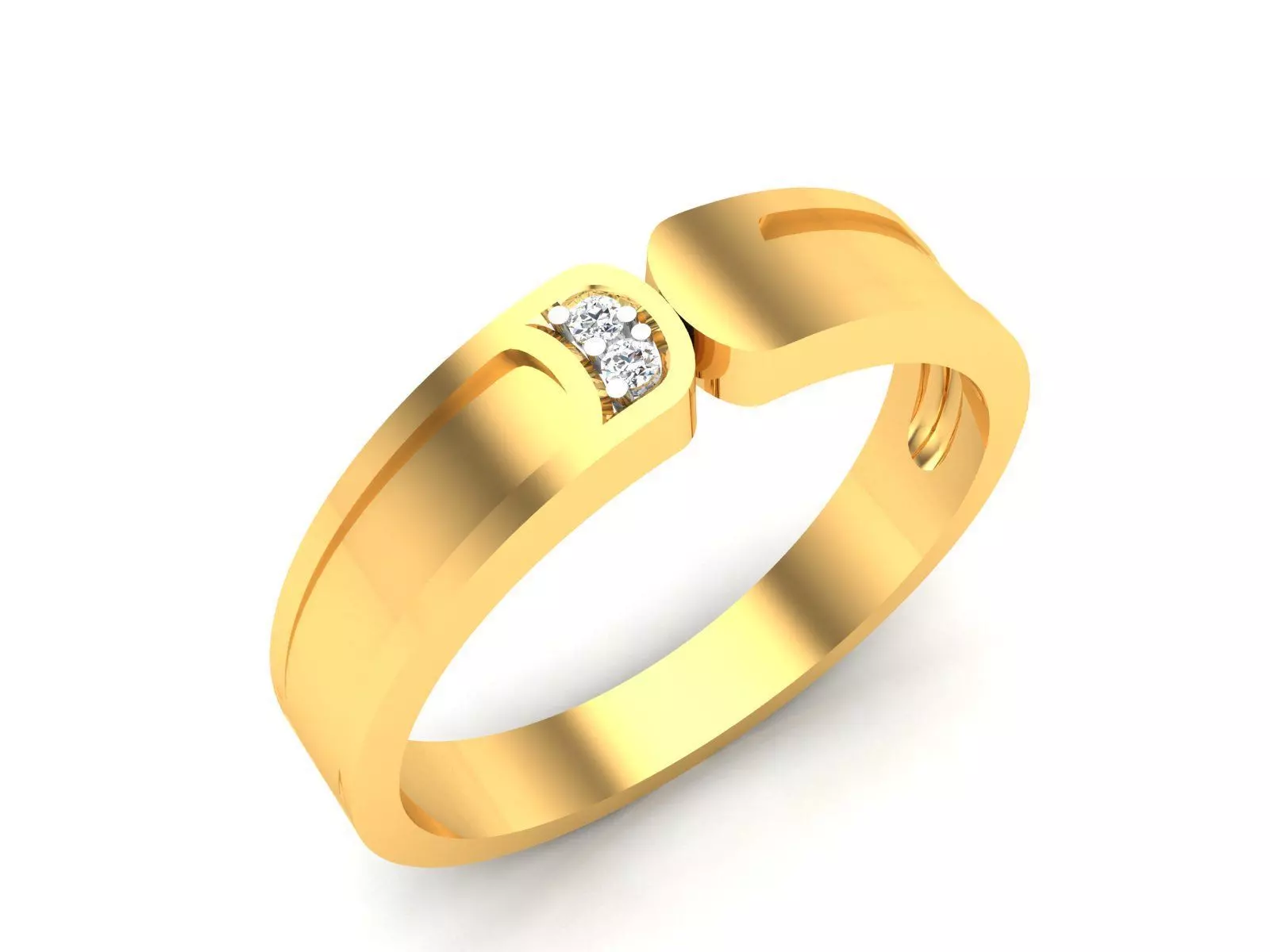 Women Ring 3dm render detail 3D print model_0