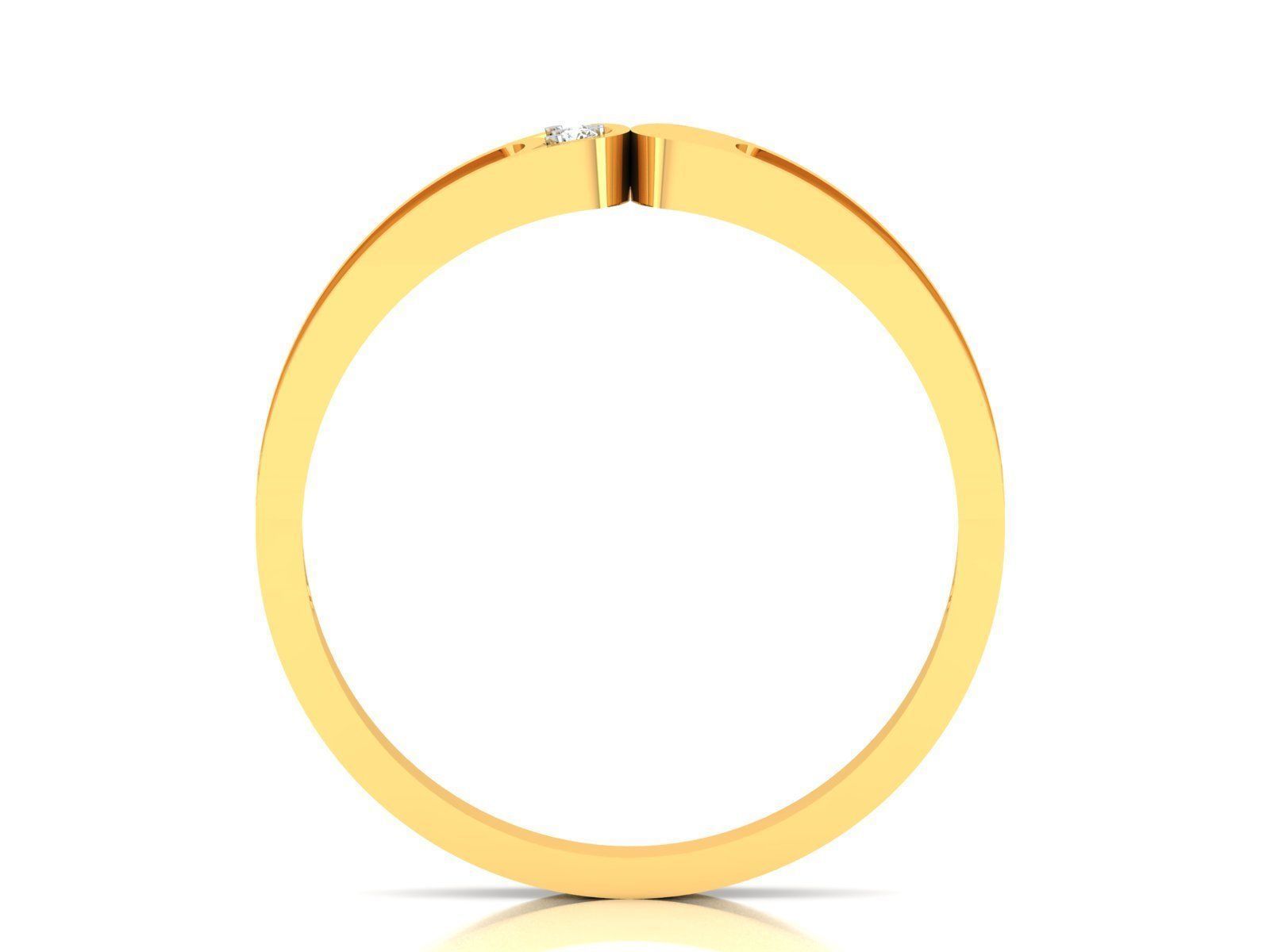 Women Ring 3dm render detail 3D print model_2