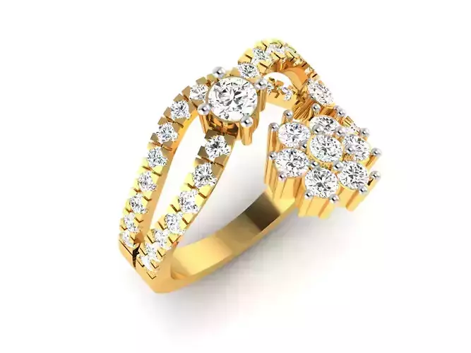 Women Ring 3dm render detail