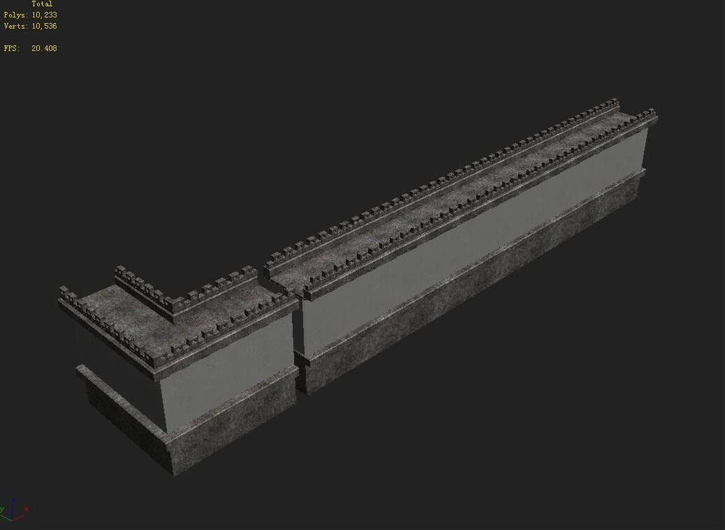 tANG Gang Construction - City Walls 3D model_5