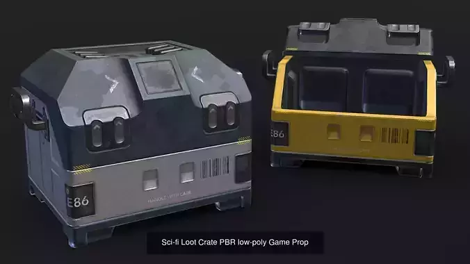 Sci-Fi Game Props 3D Model Collection