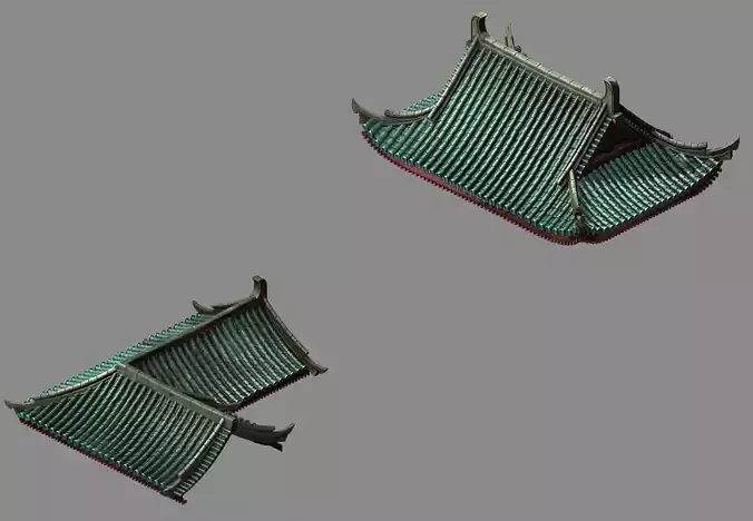 Tang Building - Decoration - Roof 03
