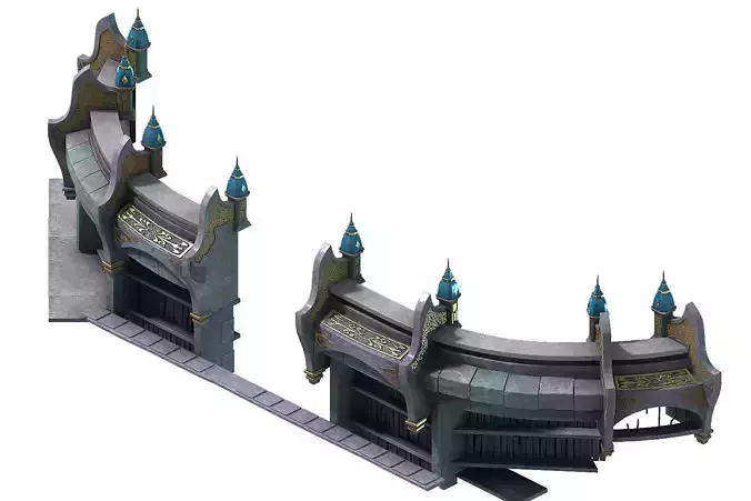 Tang Library - bookcase corner