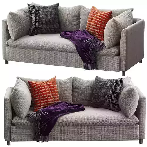 Shelter sofa by Westelm 3D model