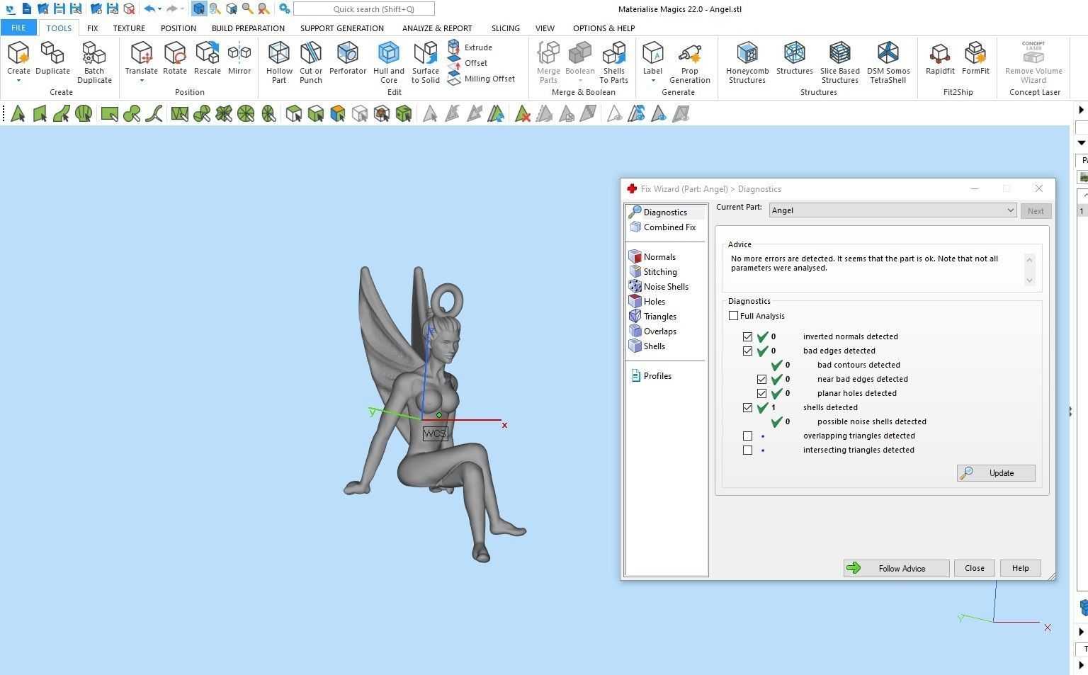 Angel-earring -nacklace 3D print model_10