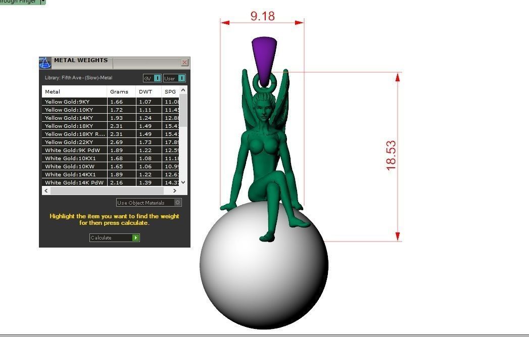 Angel-earring -nacklace 3D print model_11