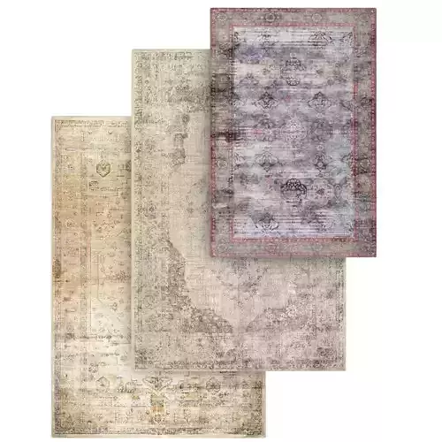 zara vintage rugs set