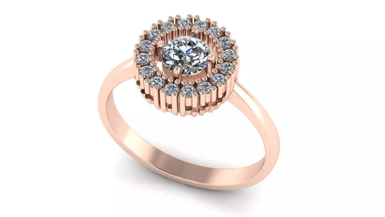 Diamond Ring 3D print model