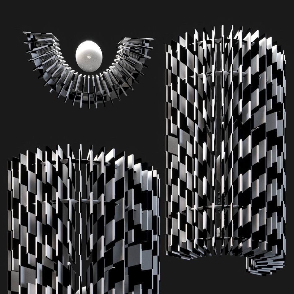 luxcambra ARLES Wall Light 3D model_2