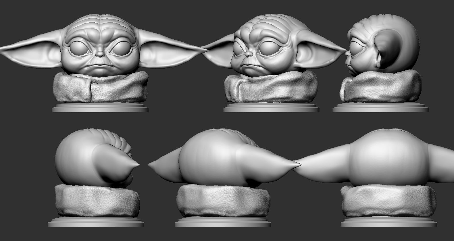 Yoda baby The Child 3D print model_2