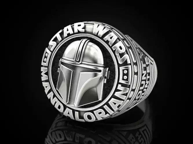 Star Wars Mandalorian Ring 3D print model