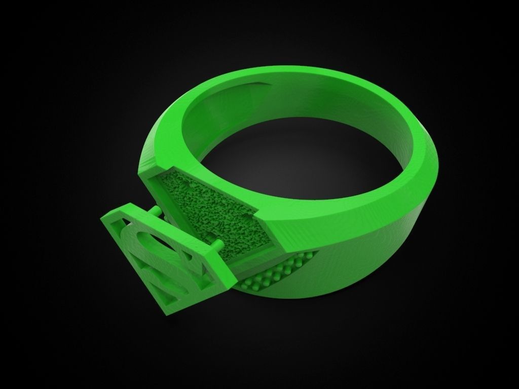 The Ring of Superman 4 3D print model_5