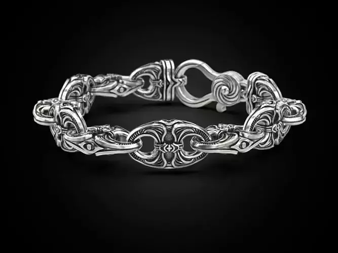 Bracelet for a real biker 7 3D print model
