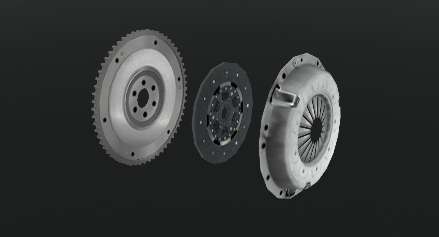 Nissan SR20DET Red Top engine Low-poly 3D model_20