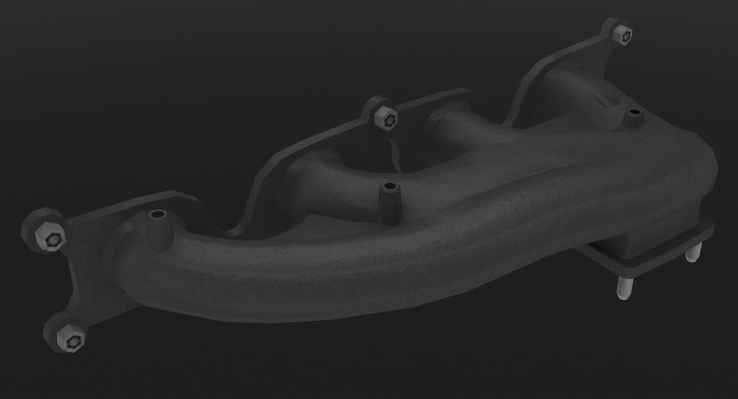 Nissan SR20DET Red Top engine Low-poly 3D model_23