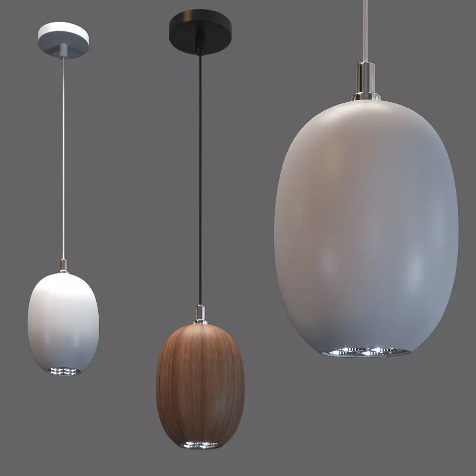 luxcambra CRETA pendant lamp 3D model_0