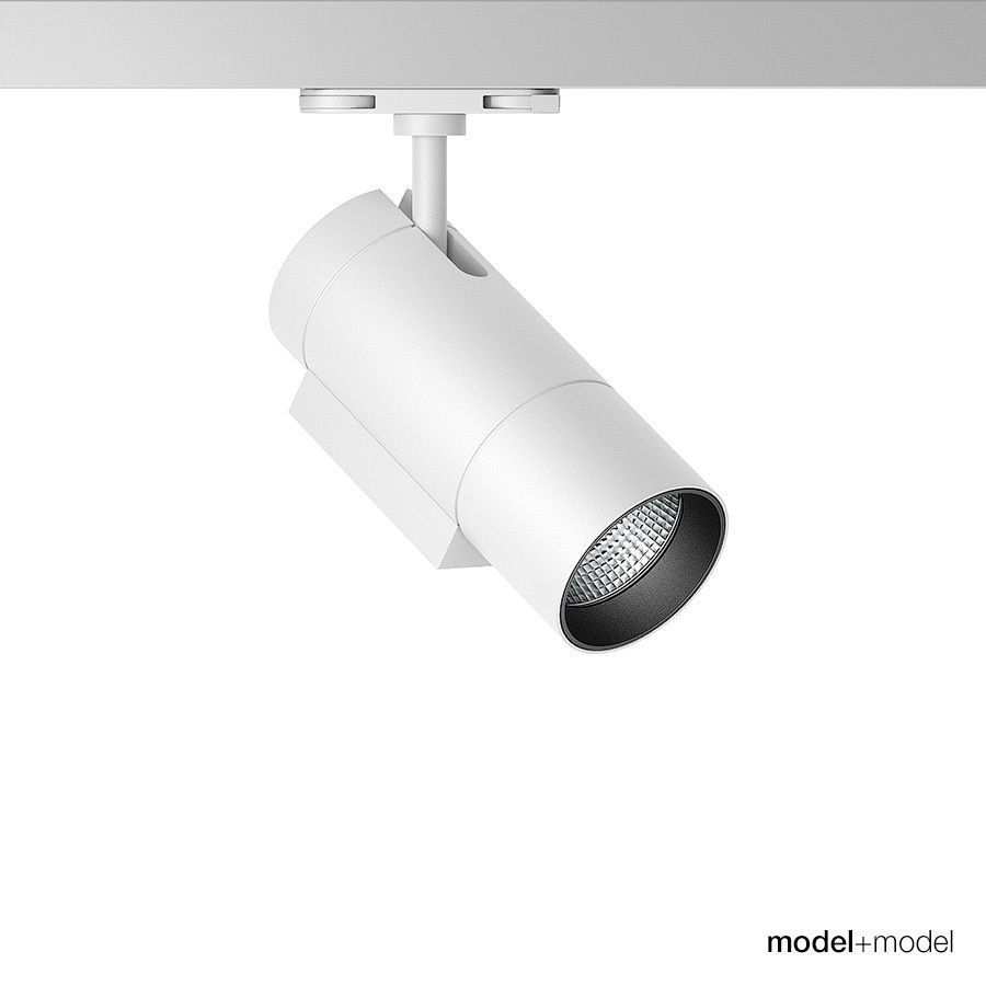 Zumtobel track spotlight system 3D model_3