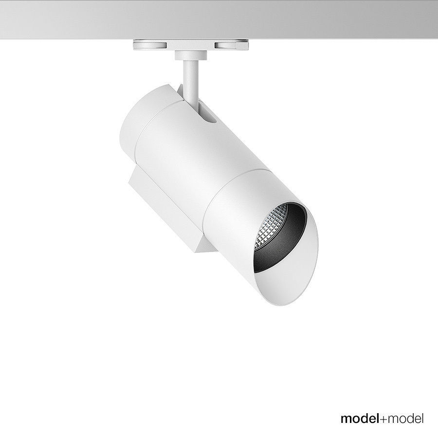 Zumtobel track spotlight system 3D model_4